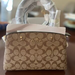 Coach Tan Signature Shoulder Bag NWT